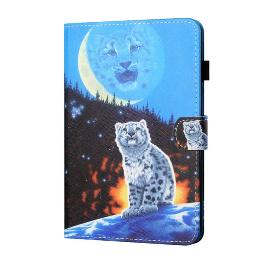 For Samsung Galaxy Tab A11+ / A9+ Coloured Drawing Stitching Flip PU Tablet Case with Sleep / Wake-up Function(Double Shadow Tiger) by bashfashion