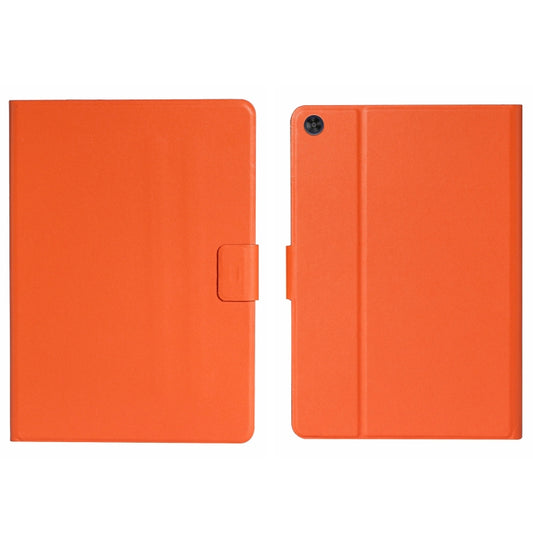 For Samsung Galaxy Tab A11+ / A9+ Pure Color PU Tablet Case with Sleep / Wake-up Function(Orange) by bashfashion