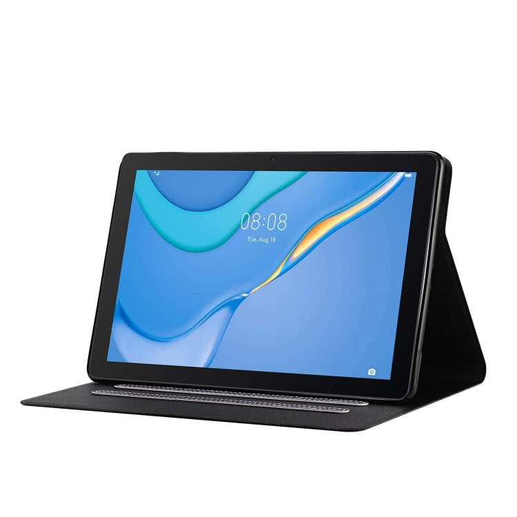 For Samsung Galaxy Tab A11+ / A9+ Pure Color PU Tablet Case with Sleep / Wake-up Function(Purple) by bashfashion