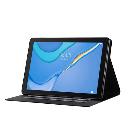 For Samsung Galaxy Tab A11+ / A9+ Pure Color PU Tablet Case with Sleep / Wake-up Function(Purple) by bashfashion