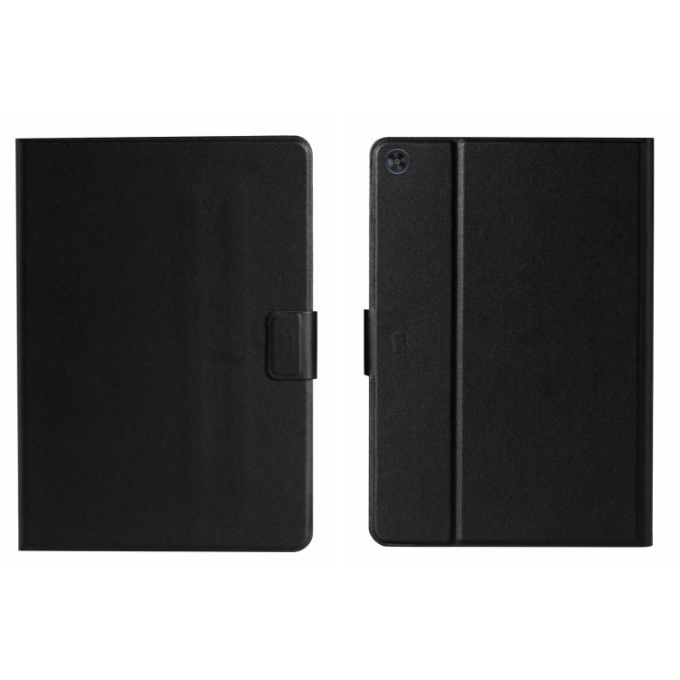 For Samsung Galaxy Tab A11+ / A9+ Pure Color PU Tablet Case with Sleep / Wake-up Function(Black) by bashfashion