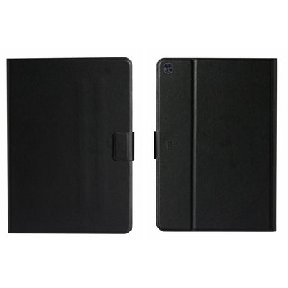 For Samsung Galaxy Tab A11+ / A9+ Pure Color PU Tablet Case with Sleep / Wake-up Function(Black) by bashfashion