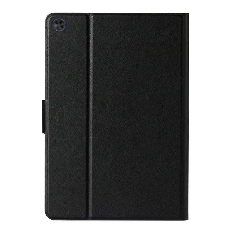 For Samsung Galaxy Tab A11+ / A9+ Pure Color PU Tablet Case with Sleep / Wake-up Function(Black) by bashfashion