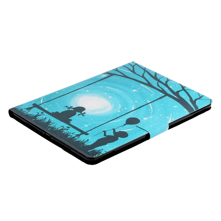 For Samsung Galaxy Tab A11 / A9 Voltage Coloured Drawing Smart PU Tablet Case with Sleep / Wake-up Function(Lovers) by bashfashion