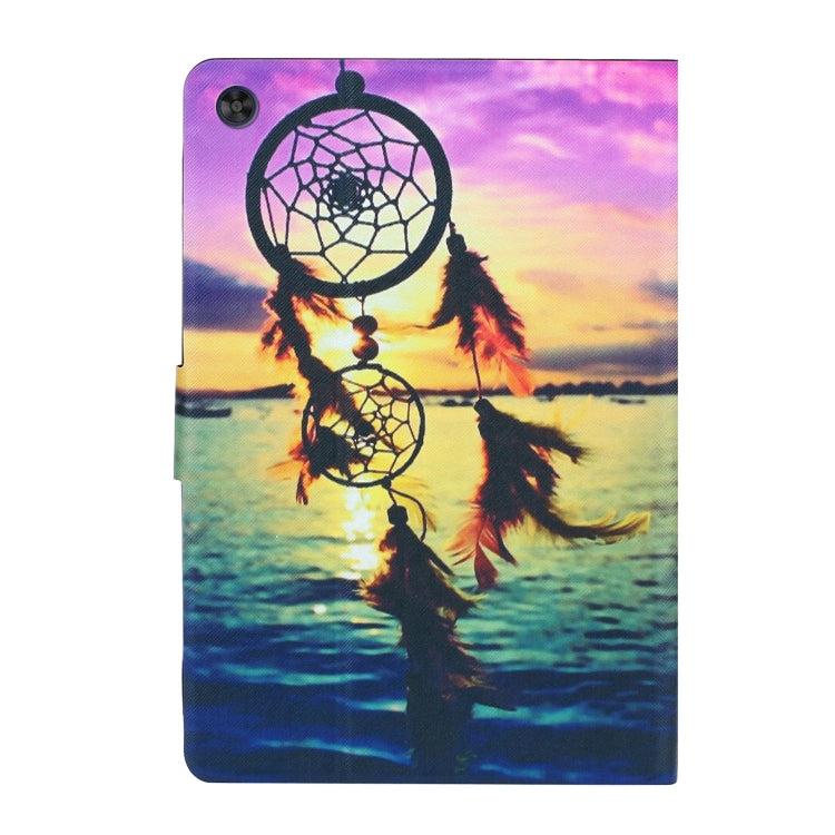 For Samsung Galaxy Tab A11 / A9 Voltage Coloured Drawing Smart PU Tablet Case with Sleep / Wake-up Function(Dreamcatcher) by bashfashion