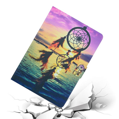 For Samsung Galaxy Tab A11 / A9 Voltage Coloured Drawing Smart PU Tablet Case with Sleep / Wake-up Function(Dreamcatcher) by bashfashion