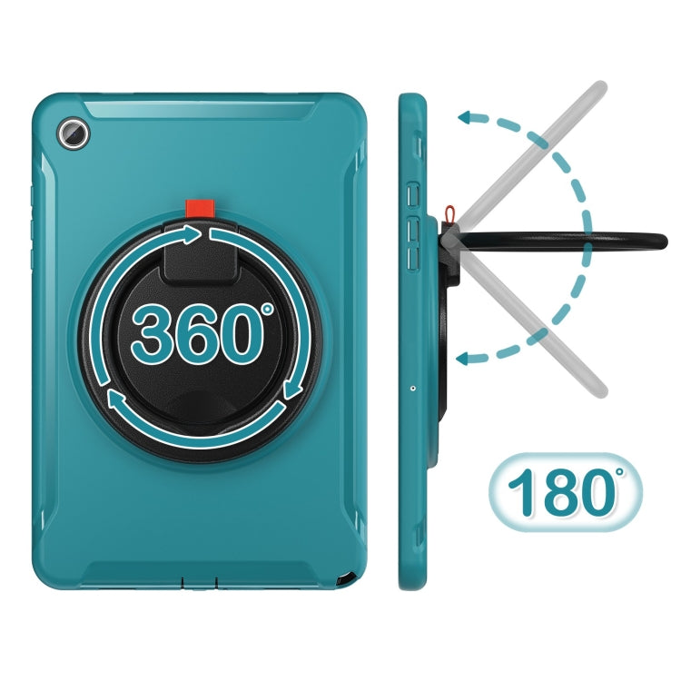 For Samsung Galaxy Tab A9+ / Tab A11+ Shockproof TPU + PC Protective Tablet Case(Blue) by bashfashion