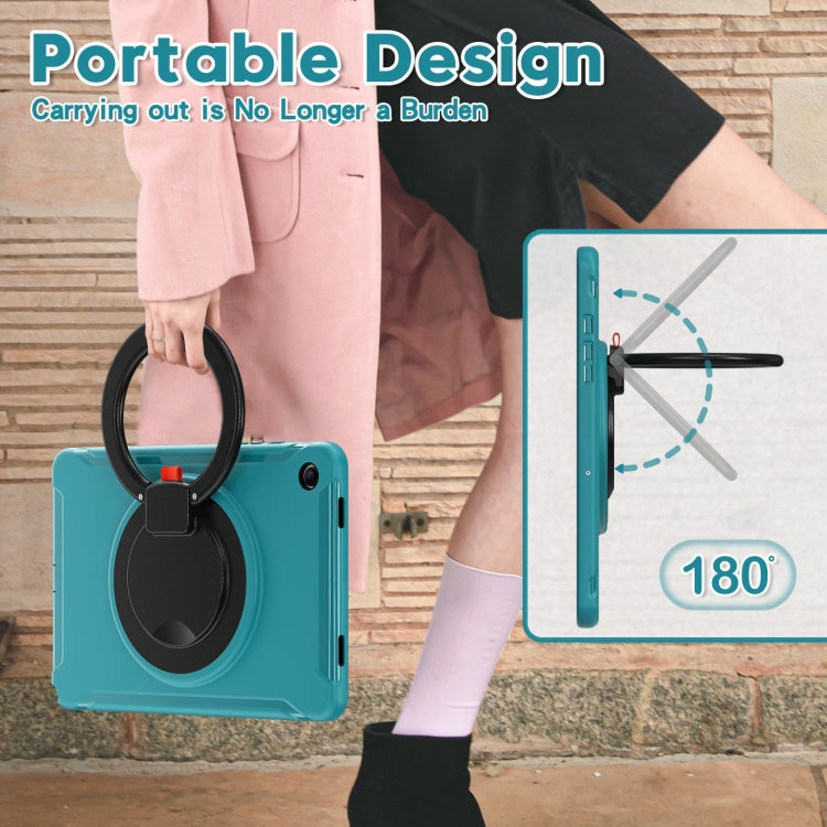 For Samsung Galaxy Tab A9+ / Tab A11+ Shockproof TPU + PC Protective Tablet Case(Blue) by bashfashion