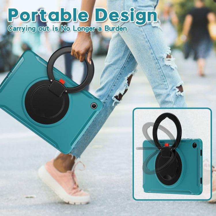 For Samsung Galaxy Tab A9+ / Tab A11+ Shockproof TPU + PC Protective Tablet Case(Blue) by bashfashion