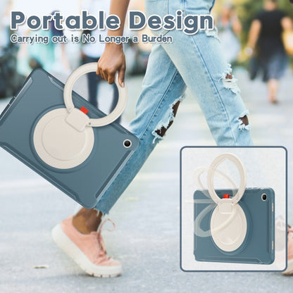 For Samsung Galaxy Tab A9+ / Tab A11+ Shockproof TPU + PC Protective Tablet Case(Cornflower Blue) by bashfashion