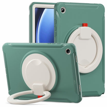 For Samsung Galaxy Tab A9+ / Tab A11+ Shockproof TPU + PC Protective Tablet Case(Emmerald Green) by bashfashion