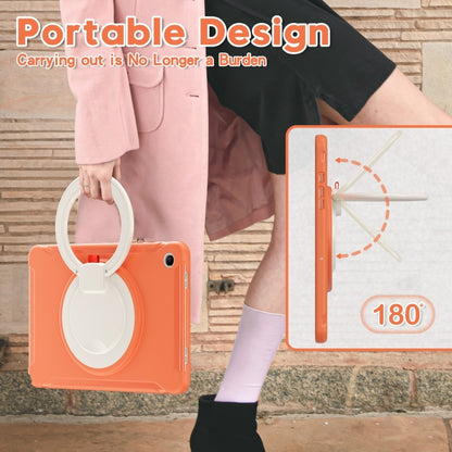 For Samsung Galaxy Tab A9+ / Tab A11+ Shockproof TPU + PC Protective Tablet Case(Living Coral) by bashfashion