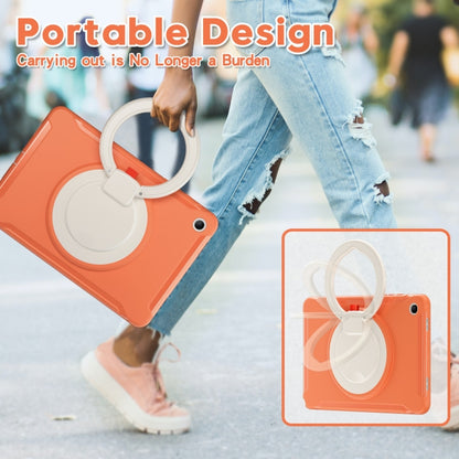 For Samsung Galaxy Tab A9+ / Tab A11+ Shockproof TPU + PC Protective Tablet Case(Living Coral) by bashfashion