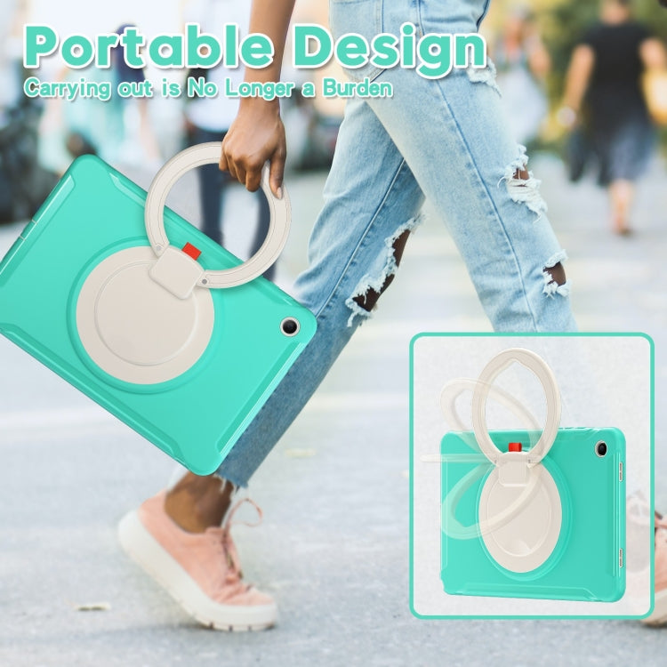 For Samsung Galaxy Tab A9+ / Tab A11+ Shockproof TPU + PC Protective Tablet Case(Mint Green) by bashfashion