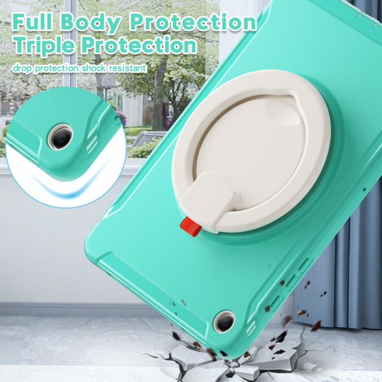 For Samsung Galaxy Tab A9+ / Tab A11+ Shockproof TPU + PC Protective Tablet Case(Mint Green) by bashfashion