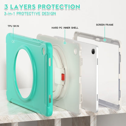For Samsung Galaxy Tab A9+ / Tab A11+ Shockproof TPU + PC Protective Tablet Case(Mint Green) by bashfashion