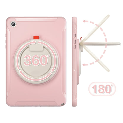 For Samsung Galaxy Tab A9+ / Tab A11+ Shockproof TPU + PC Protective Tablet Case(Cherry Blossoms Pink) by bashfashion