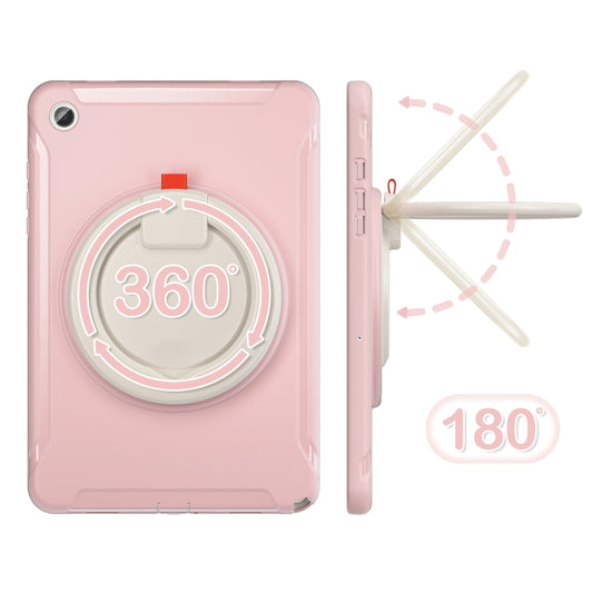 For Samsung Galaxy Tab A9+ / Tab A11+ Shockproof TPU + PC Protective Tablet Case(Cherry Blossoms Pink) by bashfashion