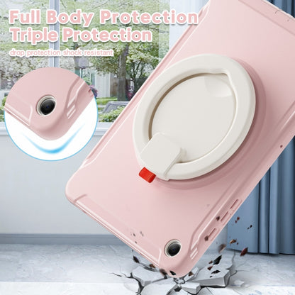 For Samsung Galaxy Tab A9+ / Tab A11+ Shockproof TPU + PC Protective Tablet Case(Cherry Blossoms Pink) by bashfashion