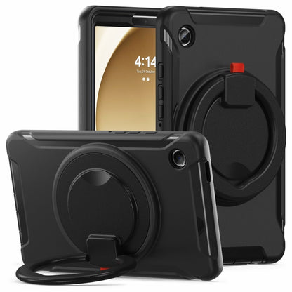 For Samsung Galaxy Tab A9 / Tab A11 Shockproof TPU + PC Protective Tablet Case(Black) by bashfashion