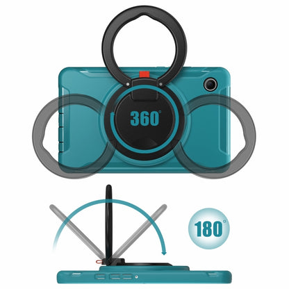 For Samsung Galaxy Tab A9 / Tab A11 Shockproof TPU + PC Protective Tablet Case(Blue) by bashfashion