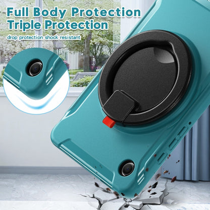 For Samsung Galaxy Tab A9 / Tab A11 Shockproof TPU + PC Protective Tablet Case(Blue) by bashfashion