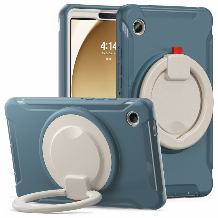 For Samsung Galaxy Tab A9 / Tab A11 Shockproof TPU + PC Protective Tablet Case(Cornflower Blue) by bashfashion