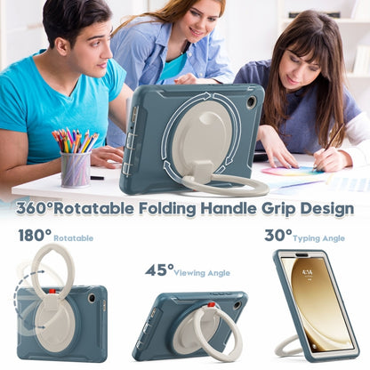 For Samsung Galaxy Tab A9 / Tab A11 Shockproof TPU + PC Protective Tablet Case(Cornflower Blue) by bashfashion