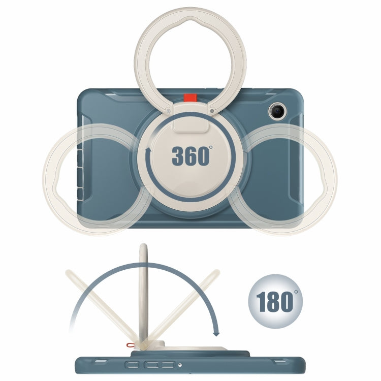 For Samsung Galaxy Tab A9 / Tab A11 Shockproof TPU + PC Protective Tablet Case(Cornflower Blue) by bashfashion