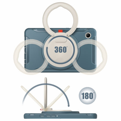 For Samsung Galaxy Tab A9 / Tab A11 Shockproof TPU + PC Protective Tablet Case(Cornflower Blue) by bashfashion