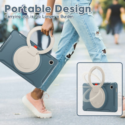 For Samsung Galaxy Tab A9 / Tab A11 Shockproof TPU + PC Protective Tablet Case(Cornflower Blue) by bashfashion