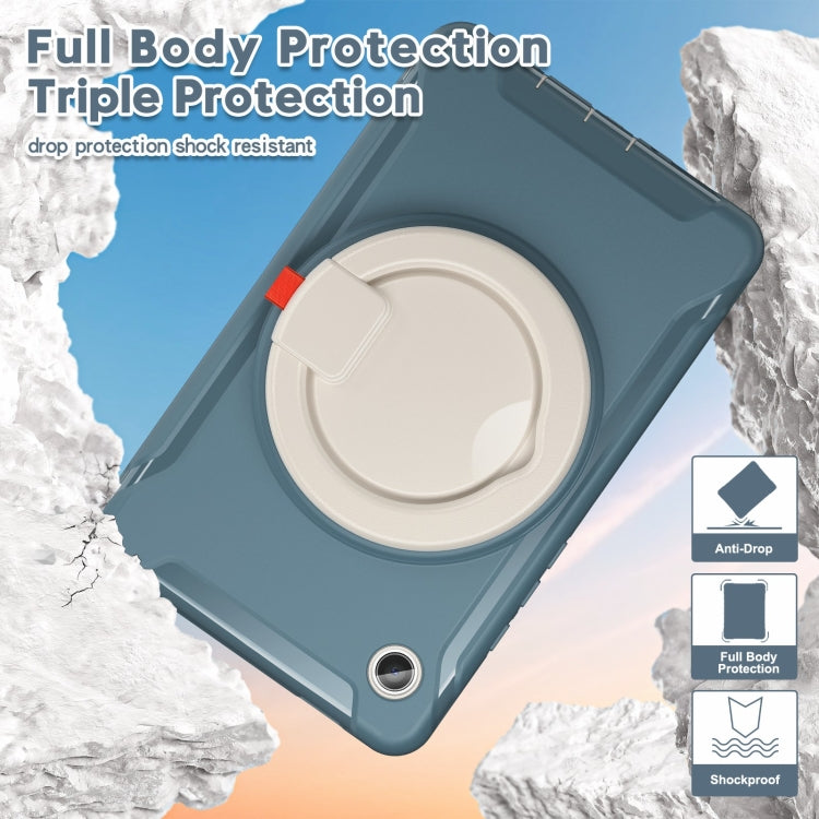 For Samsung Galaxy Tab A9 / Tab A11 Shockproof TPU + PC Protective Tablet Case(Cornflower Blue) by bashfashion
