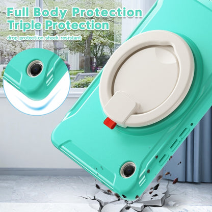 For Samsung Galaxy Tab A9 / Tab A11 Shockproof TPU + PC Protective Tablet Case(Mint Green) by bashfashion