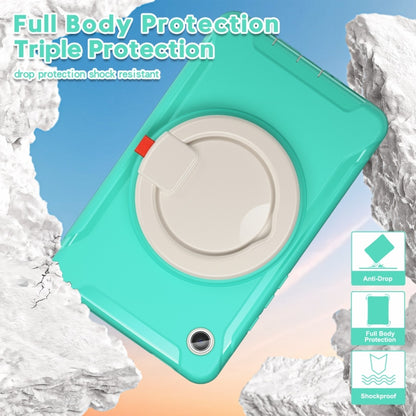 For Samsung Galaxy Tab A9 / Tab A11 Shockproof TPU + PC Protective Tablet Case(Mint Green) by bashfashion