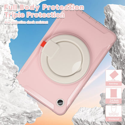 For Samsung Galaxy Tab A9 / Tab A11 Shockproof TPU + PC Protective Tablet Case(Cherry Blossoms Pink) by bashfashion