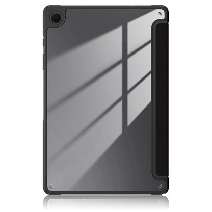 For Samsung Galaxy Tab A9+ / Tab A11+ Acrylic 3-folding Painted Smart Leather Tablet Case(Big Eyes ME) by bashfashion