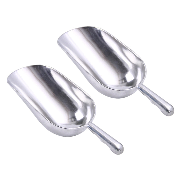 2 PCS Stainless Steel Multifunctional Shovel Aluminum Alloy Ice Shovel Food Tea Shovel Tea Spoon, Size:M by bashfashion