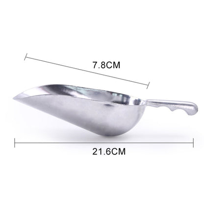 2 PCS Stainless Steel Multifunctional Shovel Aluminum Alloy Ice Shovel Food Tea Shovel Tea Spoon, Size:M by bashfashion