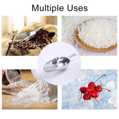 2 PCS Stainless Steel Multifunctional Shovel Aluminum Alloy Ice Shovel Food Tea Shovel Tea Spoon, Size:M by bashfashion