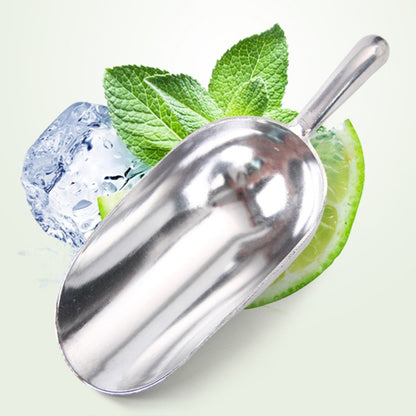 2 PCS Stainless Steel Multifunctional Shovel Aluminum Alloy Ice Shovel Food Tea Shovel Tea Spoon, Size:M by bashfashion