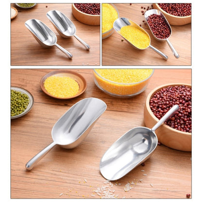 2 PCS Stainless Steel Multifunctional Shovel Aluminum Alloy Ice Shovel Food Tea Shovel Tea Spoon, Size:M by bashfashion