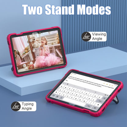 For Samsung Galaxy S9 FE / S8 / S7 Spider Silicone Hybrid PC Shockproof Tablet Case(Strawberry Black) by bashfashion