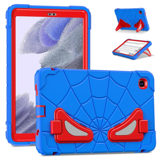 For Samsung Galaxy Tab A7 Lite T220 Spider Silicone Hybrid PC Shockproof Tablet Case(Blue Red) by bashfashion