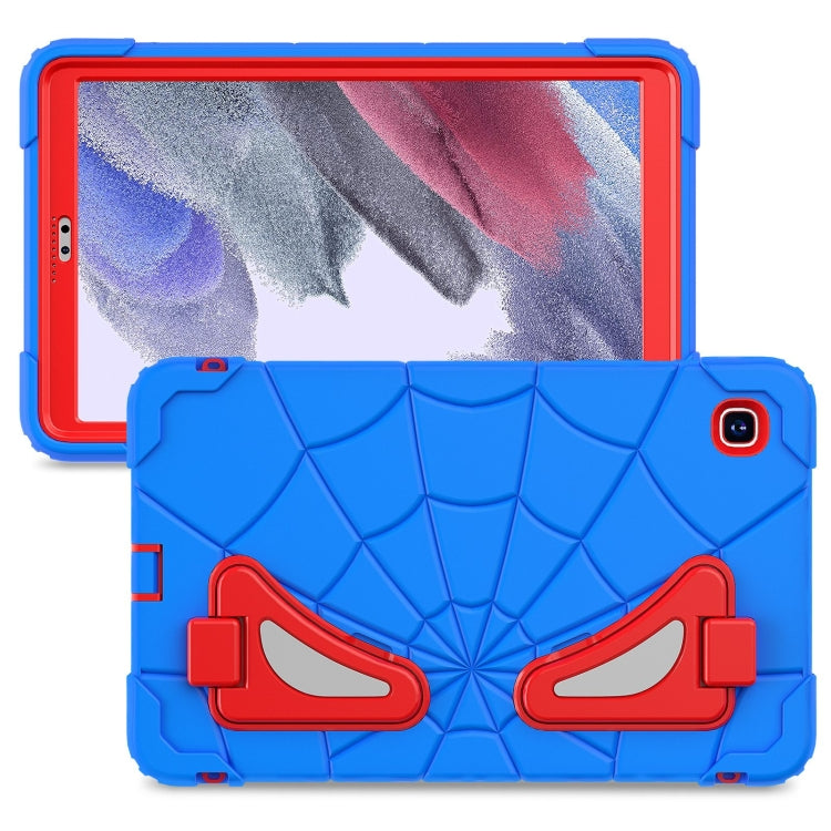 For Samsung Galaxy Tab A7 Lite T220 Spider Silicone Hybrid PC Shockproof Tablet Case(Blue Red) by bashfashion