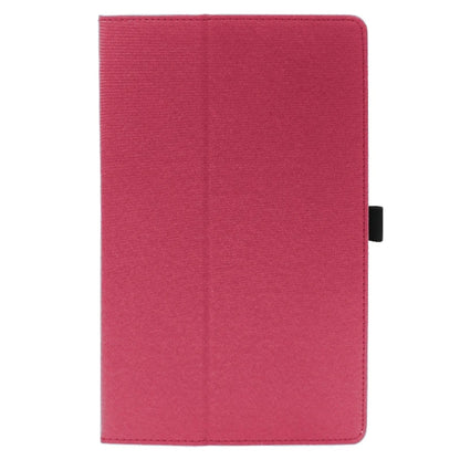 For TCL NxtPaper 11 2-Folding Magnetic Shockproof Leather Tablet Case(Red) by bashfashion