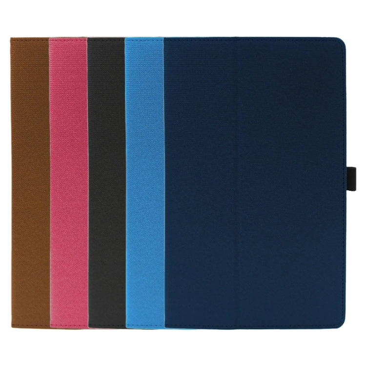 For TCL NxtPaper 11 2-Folding Magnetic Shockproof Leather Tablet Case(Red) by bashfashion