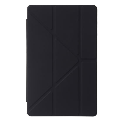 For Xiaomi Redmi Pad SE Deformation Silicone Leather Tablet Case(Black) by bashfashion