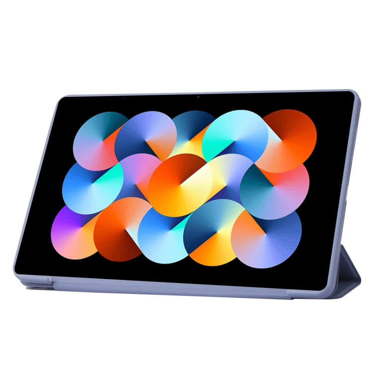 For Xiaomi Redmi Pad SE Deformation Silicone Leather Tablet Case(Black) by bashfashion