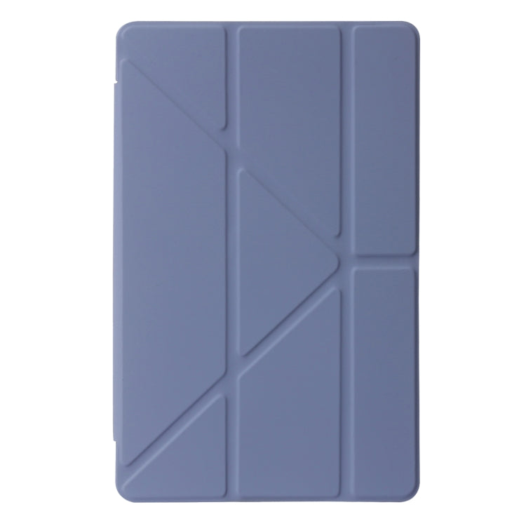 For Xiaomi Redmi Pad SE Deformation Silicone Leather Tablet Case(Lavender) by bashfashion