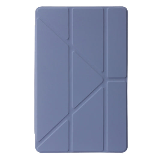 For Xiaomi Redmi Pad SE Deformation Silicone Leather Tablet Case(Lavender) by bashfashion